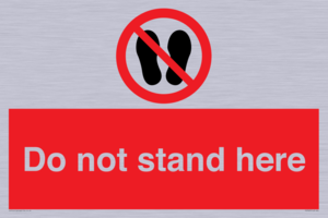 Do not stand here